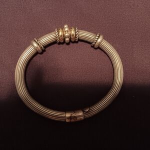 Sterling silver and 14k italy bracelet